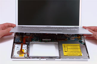 macbook pro geöffnet