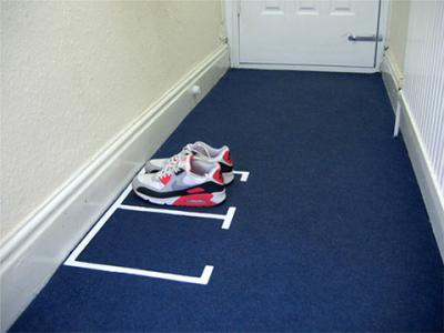schuh parkplatz