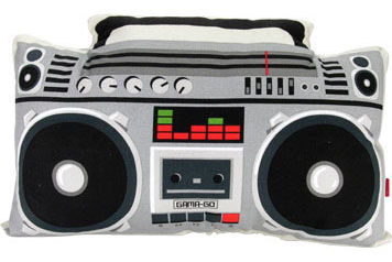 ghettoblaster kissen